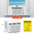 KALVAIR 8000 BTU 115V Window Air Conditioner with Heat & Install Kit