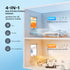 KALVAIR 8000 BTU 115V Window Air Conditioner with Heat & Install Kit