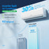 KALVAIR 9000 BTU 20 SEER2 115V Mini Split AC with Heat Pump & 16Ft Kit