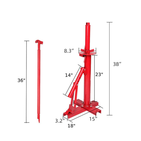 TUFFIOM Iron Tire Stripper rectangle Shape Tool Kit