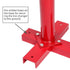 TUFFIOM Iron Tire Stripper rectangle Shape Tool Kit