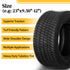 TUFFIOM Tubeless 4PR/6PR Lawn Mower Tires Set of 2 QM332-6