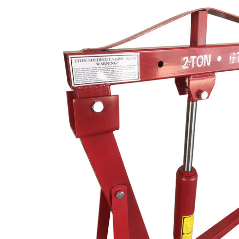 TUFFIOM 2 TON Folding Hydraulic Engine Motor Hoist