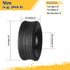 TUFFIOM Tubeless 4PR Lawn Mower Tires Set of 2 QM332-3
