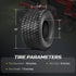 TUFFIOM Tubeless 4PR Lawn Mower Tires Set of 2 QM332-1