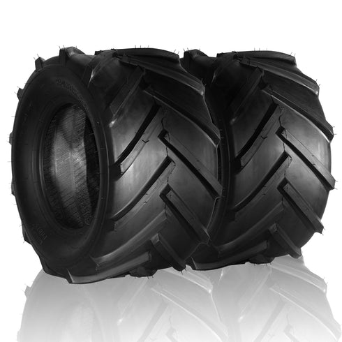 TUFFIOM Tubeless 2PR/4PR/6PR Lawn Mower Tires Set of 2 QM328-1