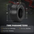 TUFFIOM Tubeless 4PR/6PR/8PR Lawn Mower Tires Set of 2 QM332-7