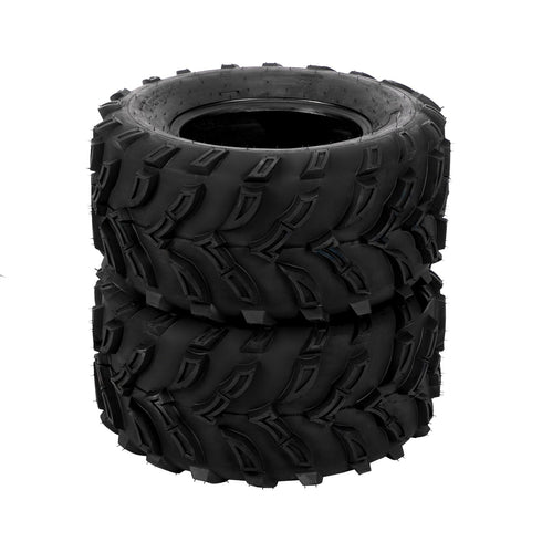 TUFFIOM Set of 4 26x9-12 Front & 26x11-12 Rear/6 PR ATV UTV All-terrain Tires