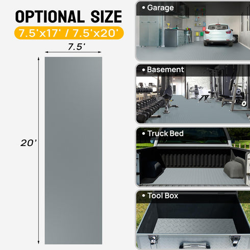 TUFFIOM Thickened Garage Floor Mat
