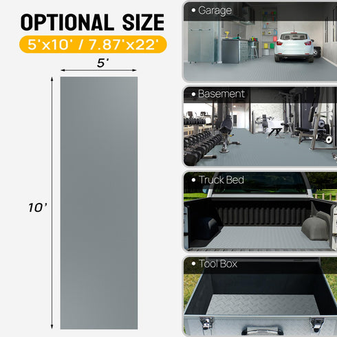 TUFFIOM Thickened Garage Floor Mat