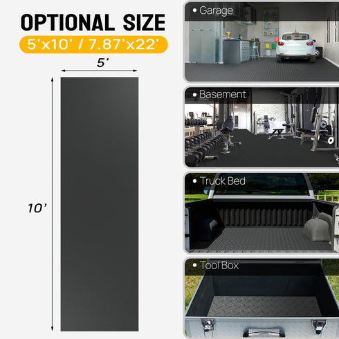 TUFFIOM Thickened Garage Floor Mat
