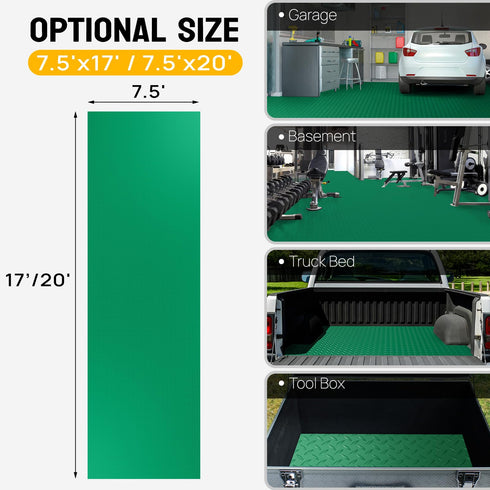 TUFFIOM Thickened Garage Floor Mat