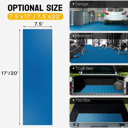 TUFFIOM Thickened Garage Floor Mat