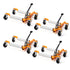 TUFFIOM 2PCS/4PCS 1500 lbs Mechanical Car Wheel Dolly