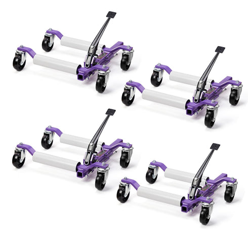 TUFFIOM 2PCS/4PCS 1500 lbs Mechanical Car Wheel Dolly