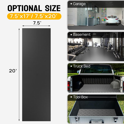 TUFFIOM Thickened Garage Floor Mat