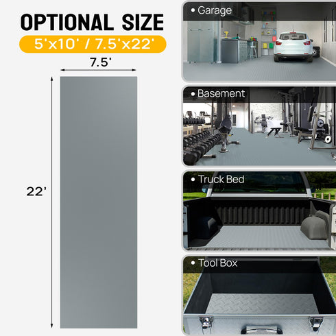 TUFFIOM Thickened Garage Floor Mat