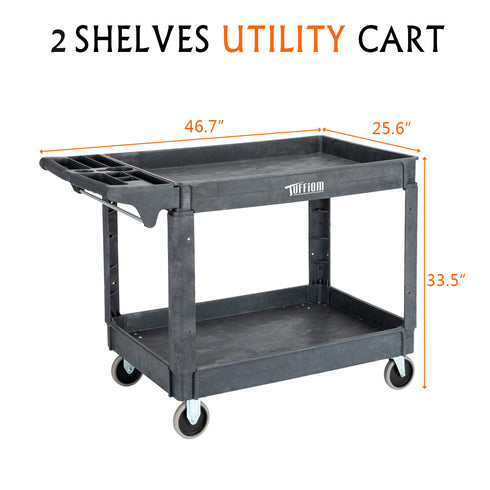 TUFFIOM 550 LBS Heavy Duty Utility Service Cart