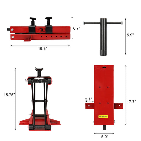 TUFFIOM CX-01 Steel 1100lbs Motorcycle Lift