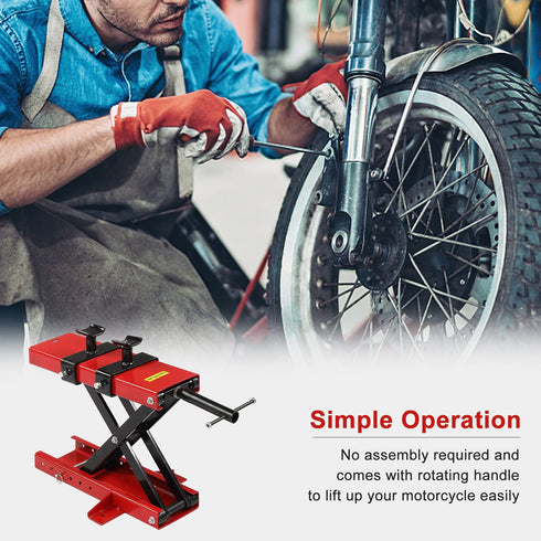 TUFFIOM CX-01 Steel 1100lbs Motorcycle Lift