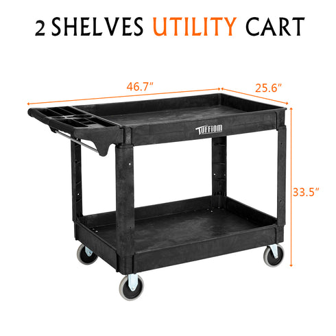 TUFFIOM 550 LBS Heavy Duty Utility Service Cart