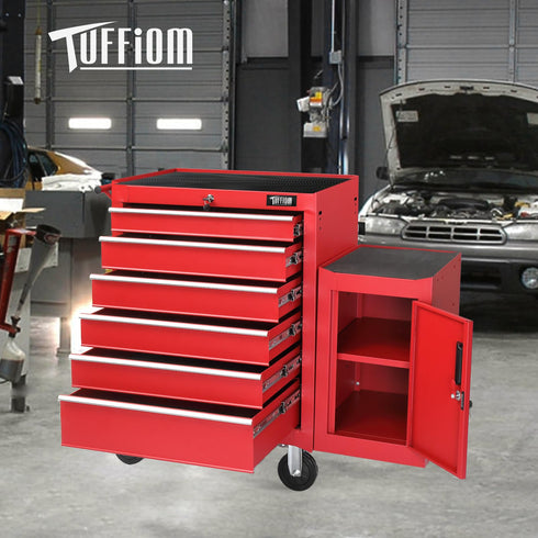 TUFFIOM 5-Drawer Rolling Tool Chest with Wheels