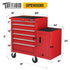 TUFFIOM 5-Drawer Rolling Tool Chest with Wheels