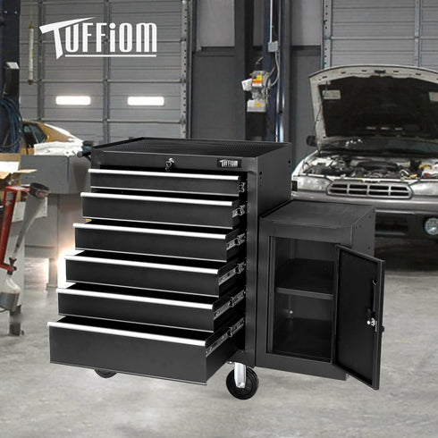 TUFFIOM 5-Drawer Rolling Tool Chest with Wheels