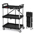 TUFFIOM Folding Heavy Duty Utility Service Cart
