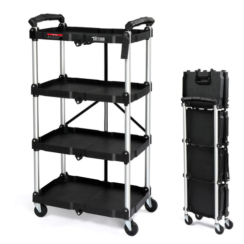 TUFFIOM Folding Heavy Duty Utility Service Cart