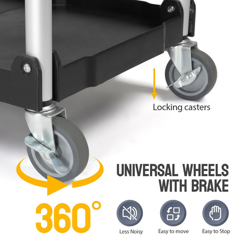 TUFFIOM Folding Heavy Duty Utility Service Cart