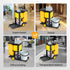 TUFFIOM 500lbs Locking Cleaning Janitorial Cart With Wheeled