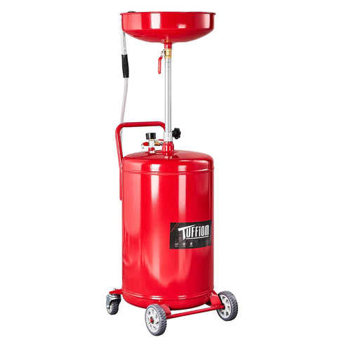 TUFFIOM 20 Gallon Waste Oil Drain Tank with Adjustable Funnel