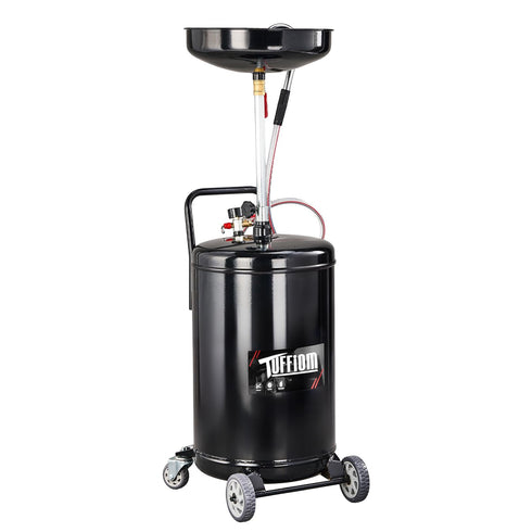TUFFIOM 20 Gallon Waste Oil Drain Tank with Adjustable Funnel