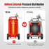 TUFFIOM 35 Gallon Fuel Caddy with Manual Siphon Pump
