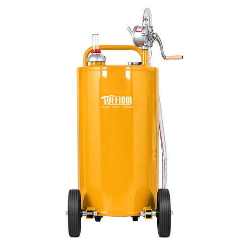 TUFFIOM 35 Gallon Fuel Caddy with Manual Siphon Pump