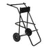 TUFFIOM Iron 440lbs Boat Motor Engine Carrier Dolly Cart With Wheels Black
