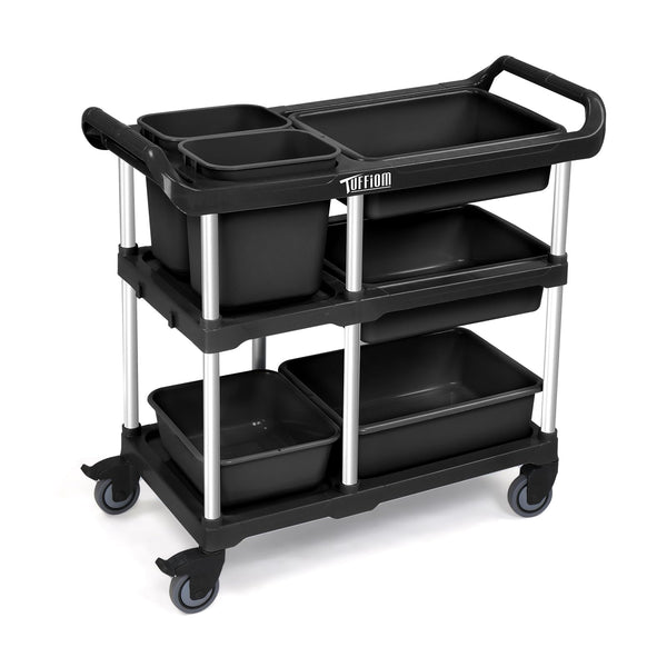 TUFFIOM 390 LBS Heavy Duty Utility Service Cart