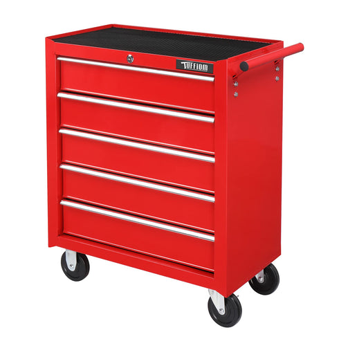 TUFFIOM 5-Drawer Rolling Tool Chest with Wheels