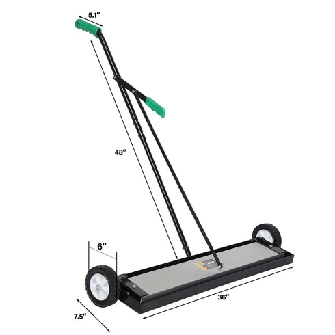 TUFFIOM Magnetic Sweeper with Wheels