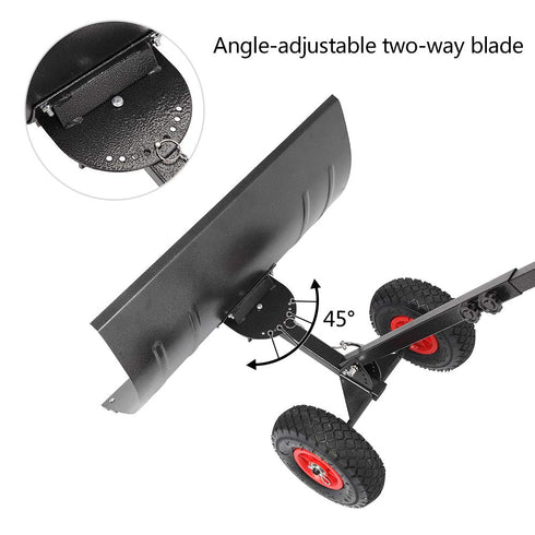 Tuffiom 29" Professional Snow Shovel with Wheels