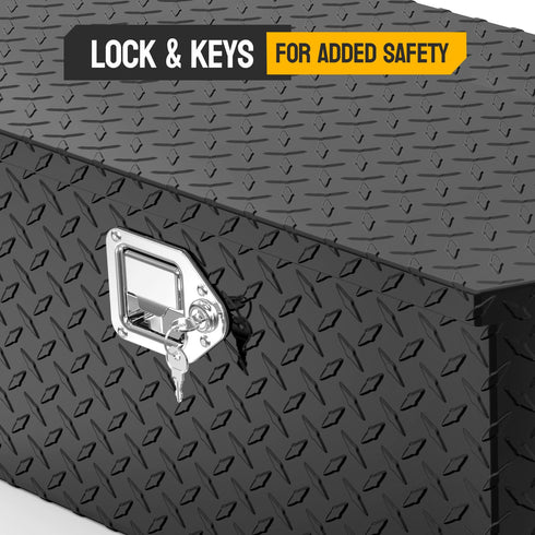 TUFFIOM 39 Inch Aluminum Trailer Tongue Tool Box