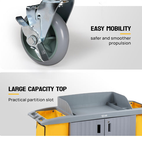 Tuffiom Housekeeping Cart