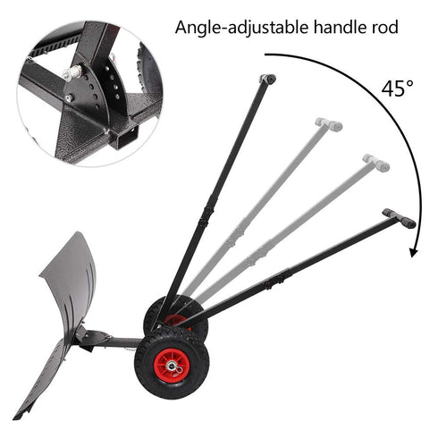 Tuffiom 29" Professional Snow Shovel with Wheels