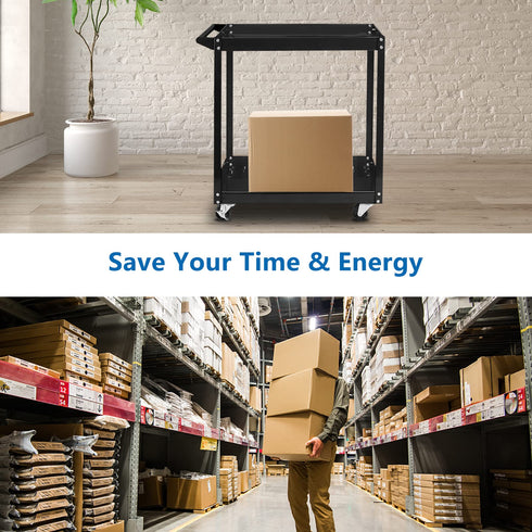 TUFFIOM Steel Rolling Tool Cart with Wheels