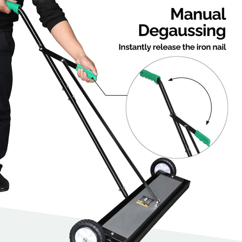 TUFFIOM Magnetic Sweeper with Wheels