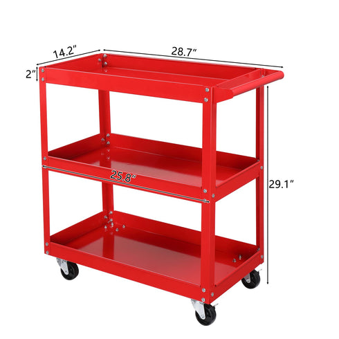 TUFFIOM Steel Rolling Tool Cart with Wheels
