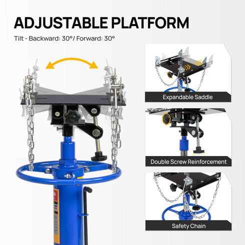 TUFFIOM Hydraulic Telescoping Transmission Jack