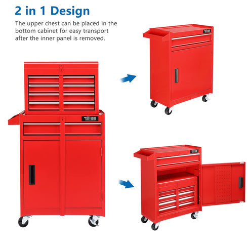 TUFFIOM 5-Drawer Rolling Tool Chest