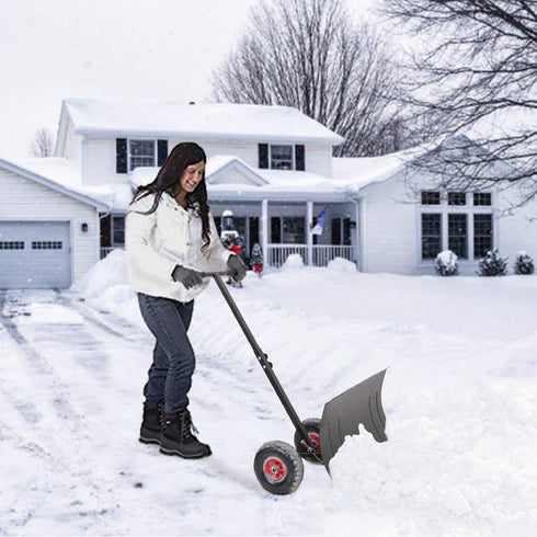 Tuffiom 29" Professional Snow Shovel with Wheels